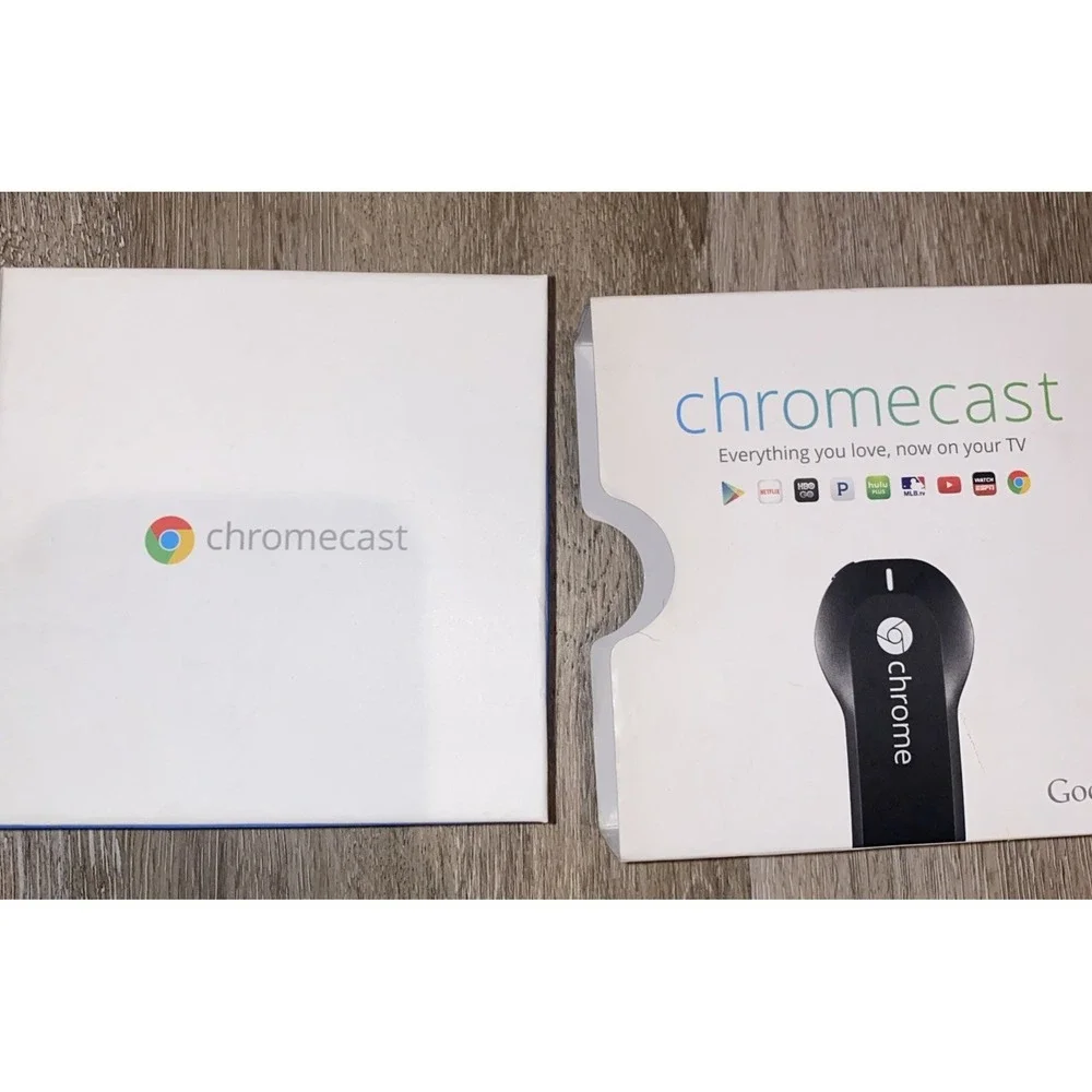 Google Chromecast (1st Generation) HDMI Media Streamer Black H2G2-42
